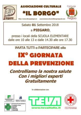 La giornata della Prevenzione